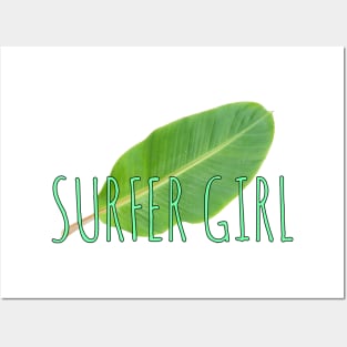 Surfer girl Posters and Art